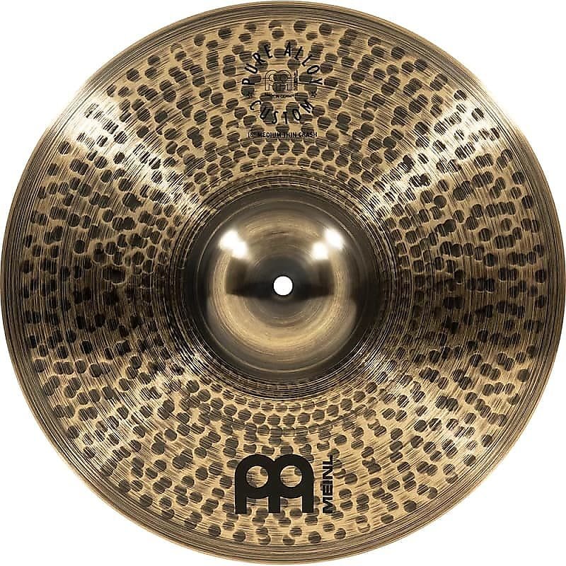 Platillo crash Meinl PAC16MTC de 16" de aleación pura, personalizado, mediano y fino